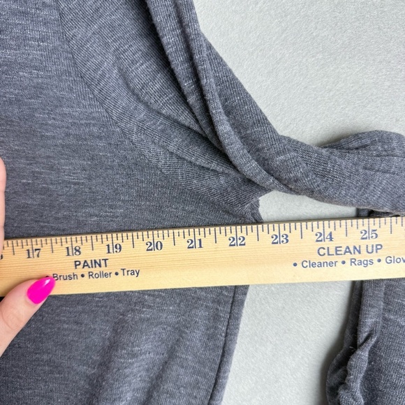 Alyx Women’s Charcoal Gray 3/4 Sleeve Basic Top size XL - Picture 2 of 10